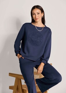 Sweatshirt mit modischem Prägedruck thumbnail 3