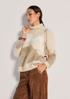 Gebrushter Kaschmirpullover thumbnail 4