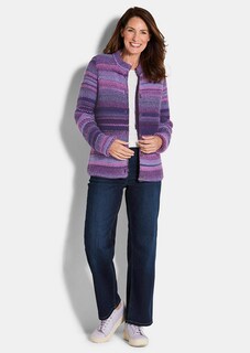 Strickjacke mit Multicolor Ringeloptik thumbnail 2