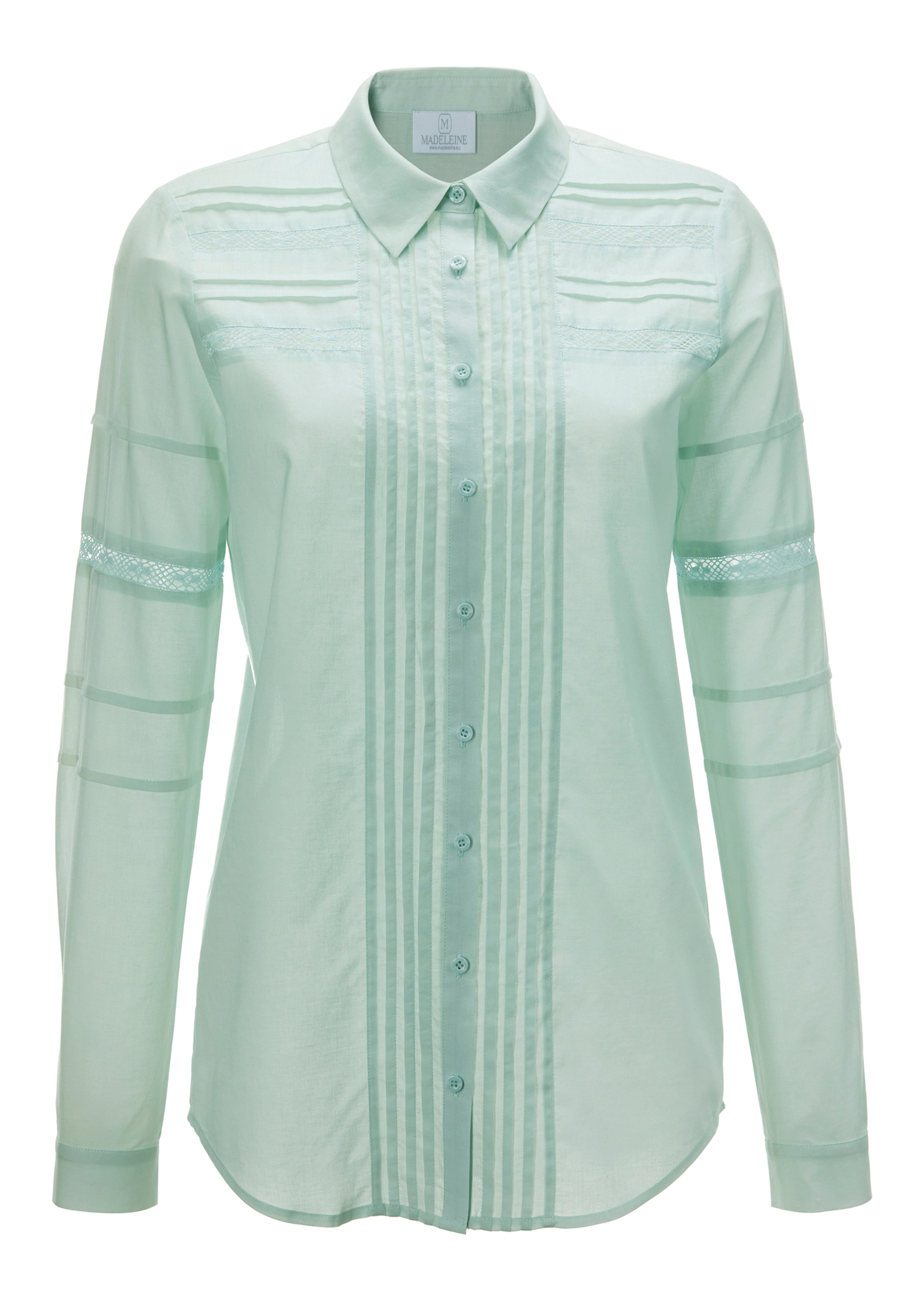 Cotton shirt with lace