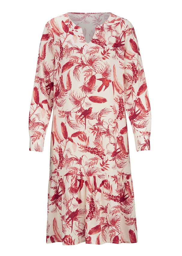 Kleid mit modischem Tropical-Dessin 5