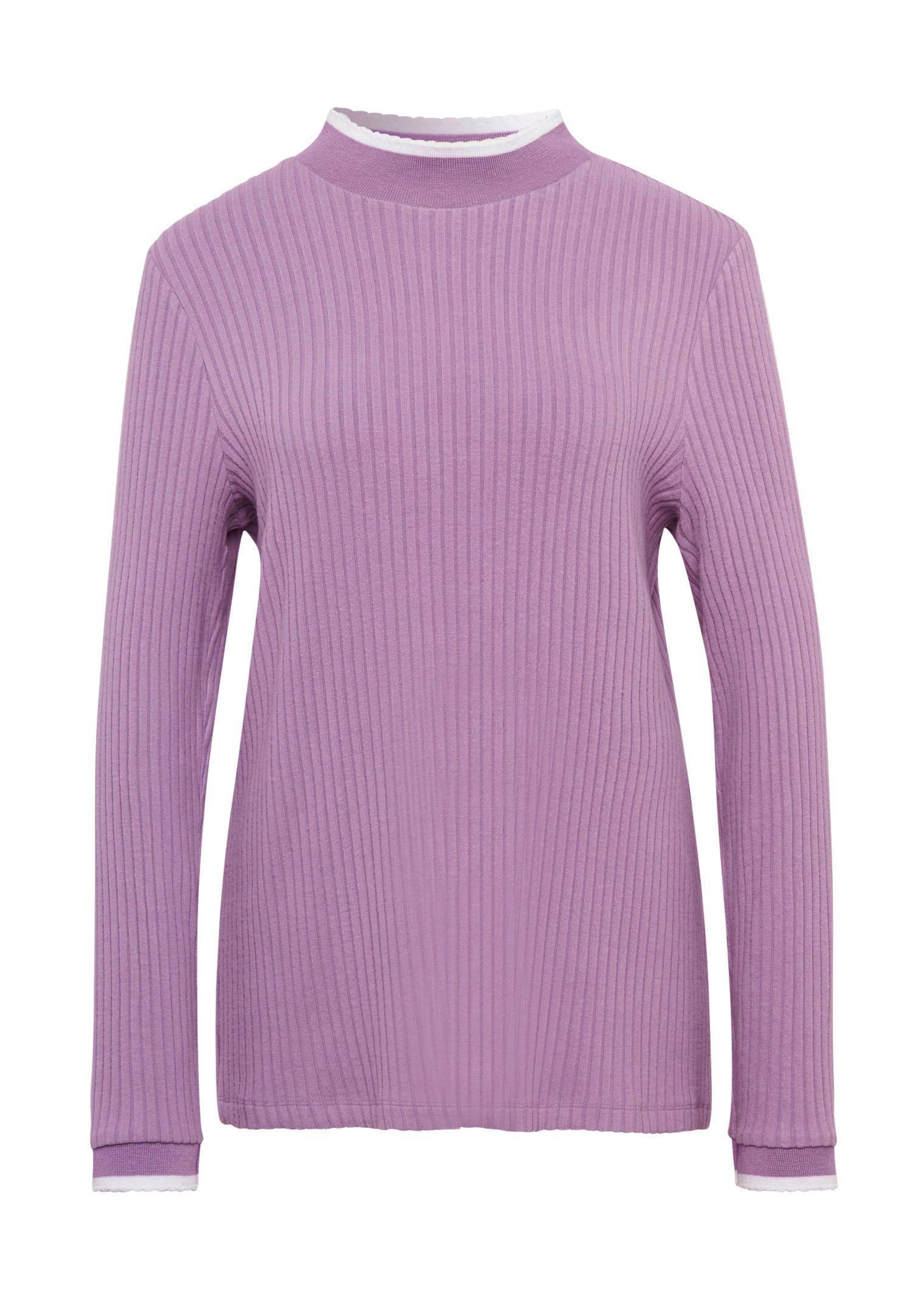 T-shirt à côtes - mauve - Gr. 56 de Goldner Fashion