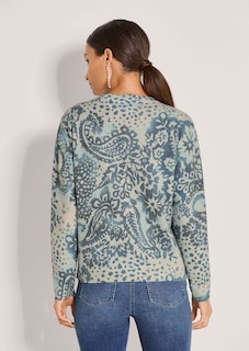 Pullover mit All-over-Print thumbnail 3