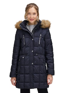 Doorgestikte mantel met vele zakken met ritssluiting thumbnail 7