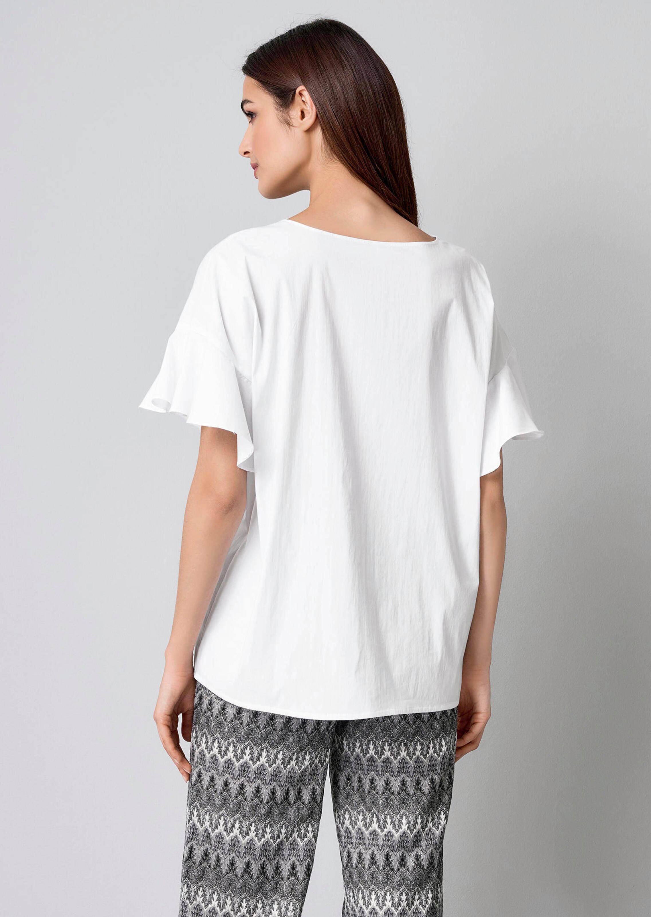 Bluse mit V-Ausschnitt 2