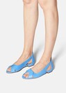 Ballerinas aus perforiertem Leder thumbnail 1