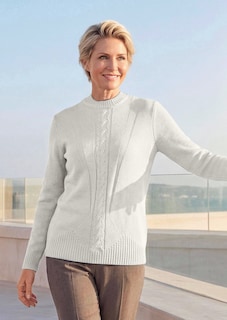 Pullover mit streckendem Zopfmuster thumbnail 5