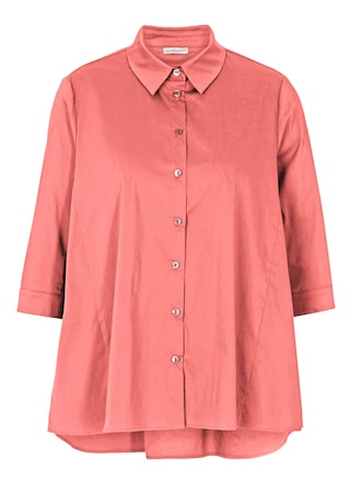 perzik Elegante blouse van comfortabele stof