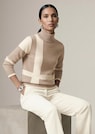 Pullover mit Colorblocking-Muster thumbnail 1