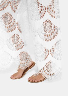 Pantalon de plage avec broderie ajourée thumbnail 3
