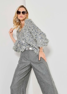 Sweatshirt met glamoureuze touch thumbnail 4