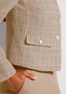 Kurzer Tweed-Blazer thumbnail 5