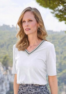 T-shirt en coton joliment rebrodé thumbnail 7