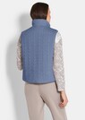 Omkeerbaar vest met tricot en gewatteerde kant thumbnail 2