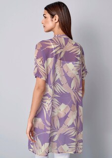 Transparente Bluse mit Knopfleiste thumbnail 3