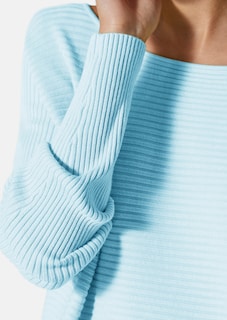 Quer gestrickter Pullover thumbnail 5