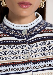 Cardigan jacquard à motif norvégien thumbnail 5