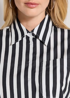 Baumwollbluse mit Streifen thumbnail 5