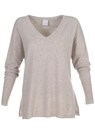 Pullover van kasjmier met V-hals thumbnail 1