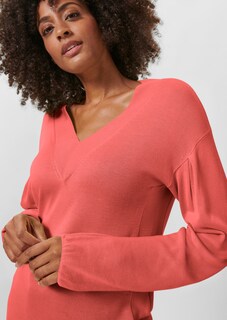 Oversized-Pullover mit V-Ausschnitt thumbnail 5