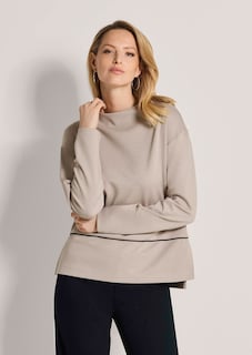 Sportives Sweatshirt mit Stehkragen thumbnail 1