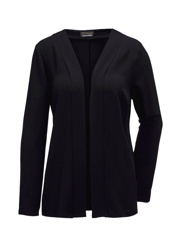 Schicke Crêpe-Longjacke