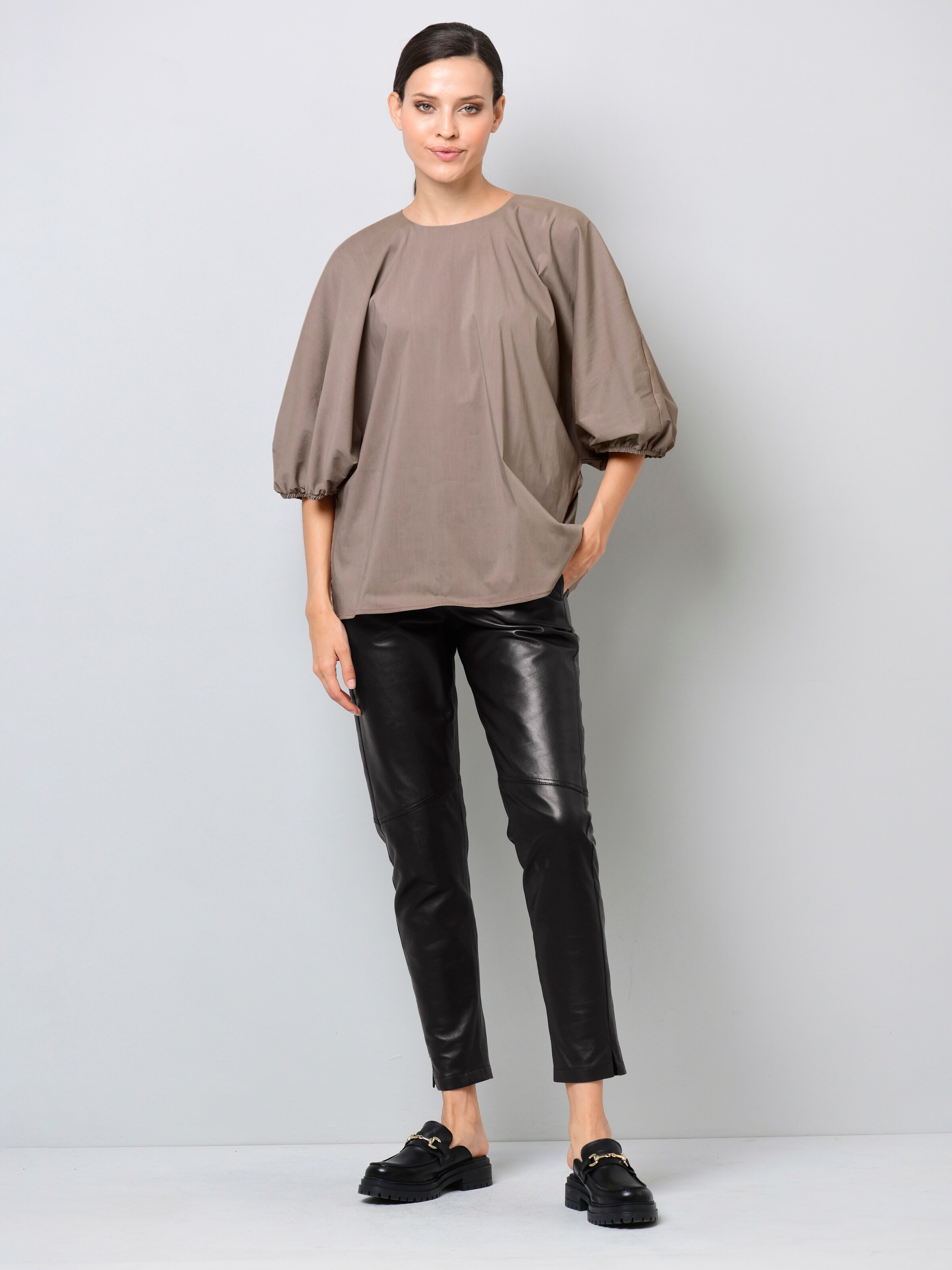 Oversizedbluse mit Fledermausärmel