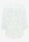 Baumwollbluse mit aufgesetzten Blüten thumbnail 3
