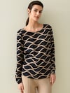 Bluse mit grafischem Dessin thumbnail 2