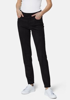 Slim-fit jeggings with pockets and studs thumbnail 1