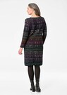 Tricot jurk met all-over jacquardpatroon thumbnail 3