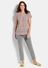 Jersey-Shirt mit Millefleurs-Print thumbnail 2