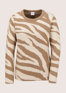 Pullover mit modischem Zebra-Muster thumbnail 6