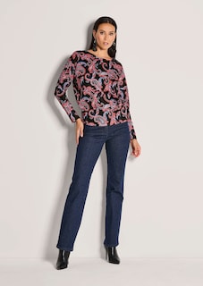 Kimono-Sweatshirt mit All-over-Print thumbnail 2