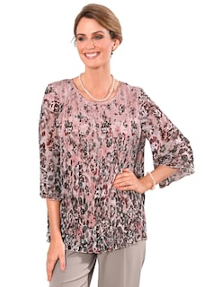 Näyttävä pliseepusero thumbnail 1