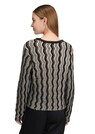 Pull en tricot à motif ondulé thumbnail 3