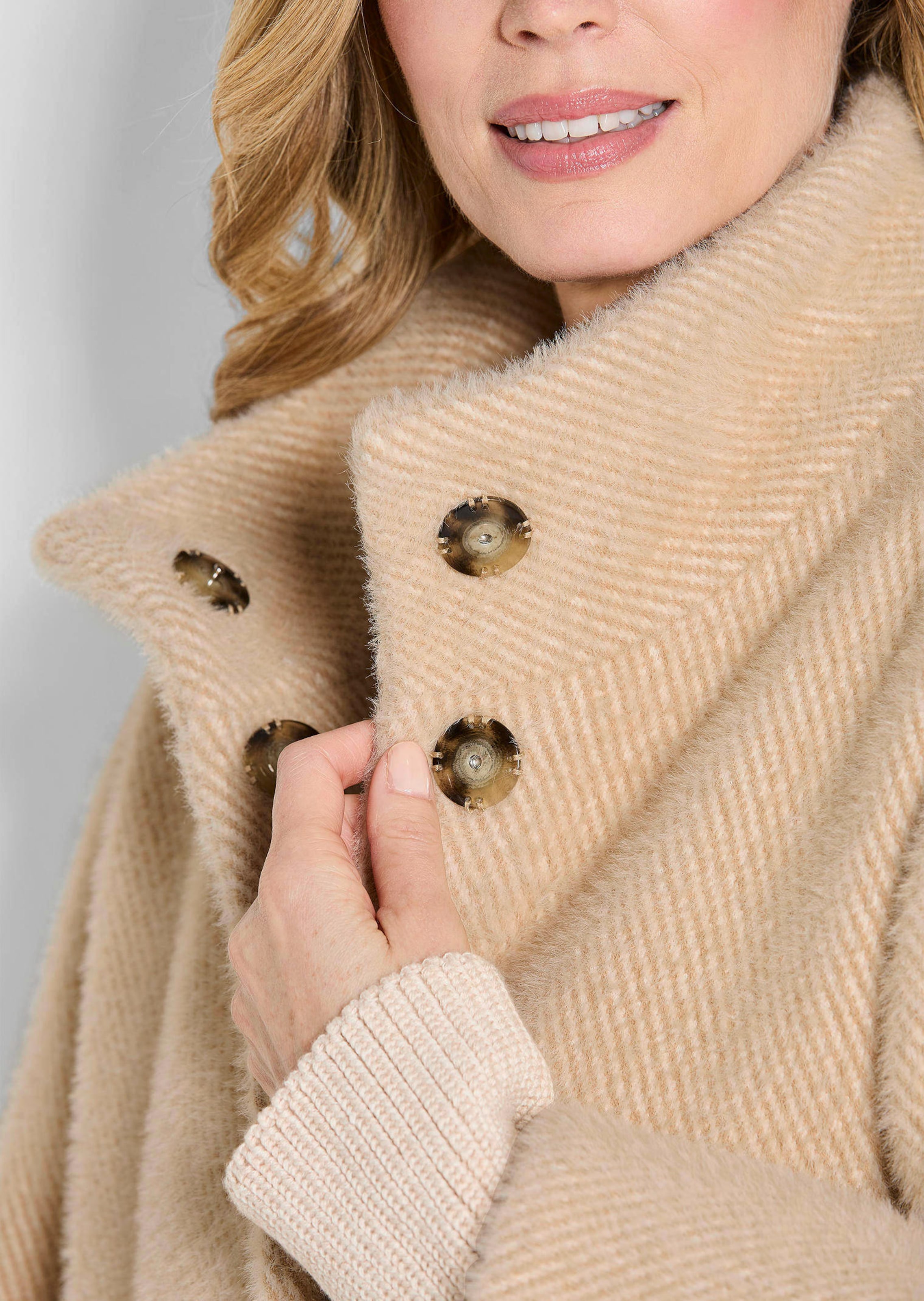 Veste Hiver En Laine Tricot Chic - Taille 44 - Gris - Valeur Neuve 469€ - Occasion Excellent état