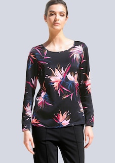 Bluse in floralem Dessin thumbnail 1