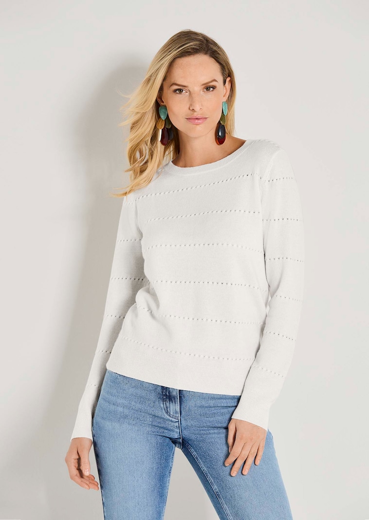 Pullover in edler Wollmischung
