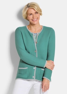 Strickjacke mit aufgesetzten Taschen thumbnail 1