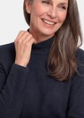 Fijn gebreide tricot pullover met opstaande kraag thumbnail 4