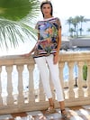 Bluse in Tuchdruckoptik thumbnail 3