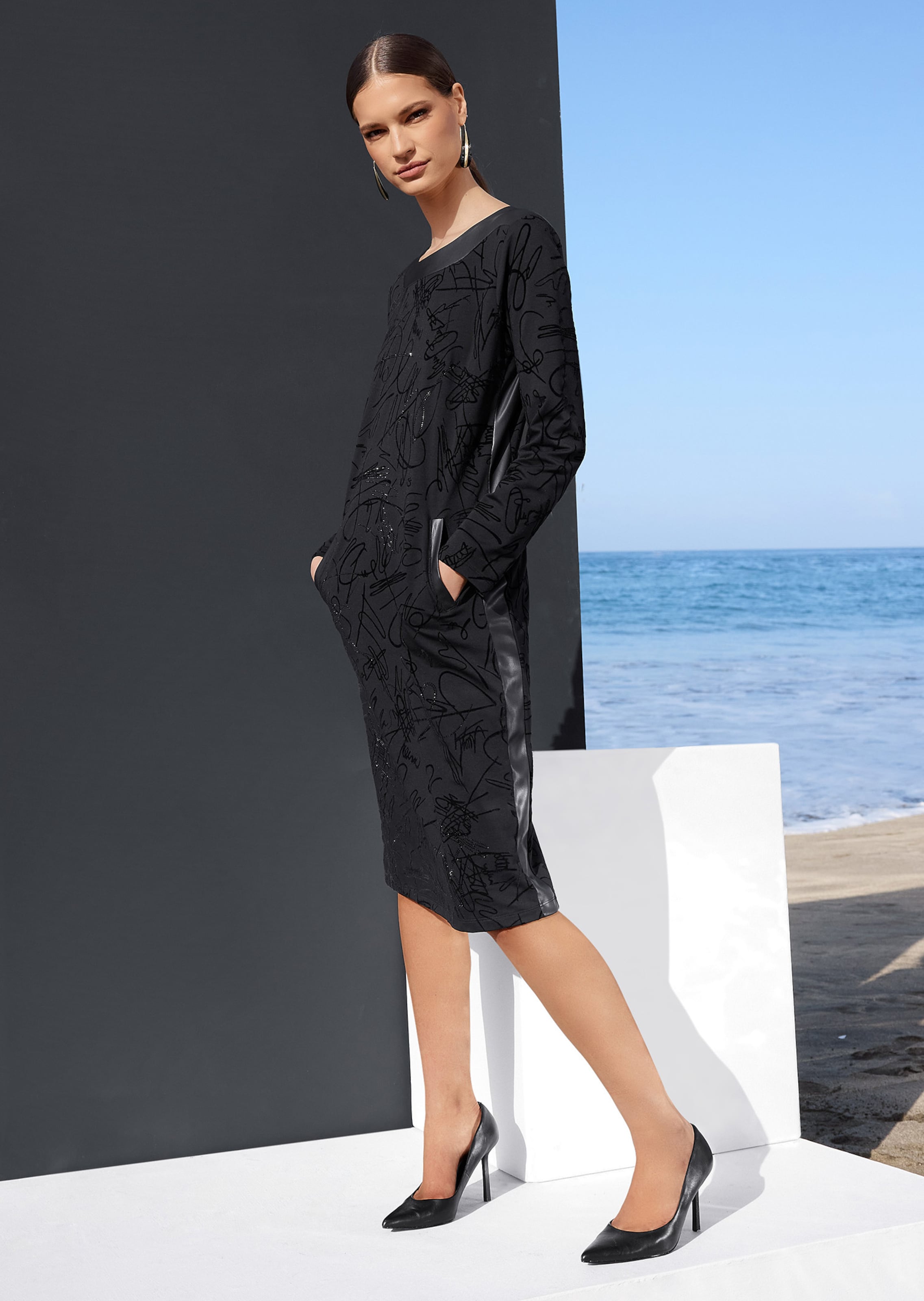 Sportlich-elegantes Kleid zum Schlüpfen