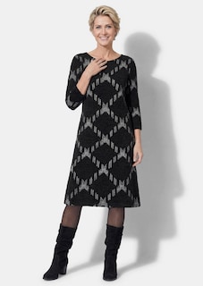 Jersey-Kleid in A-Linie thumbnail 2