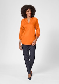 Halbarm-Bluse in Trendnuance thumbnail 2