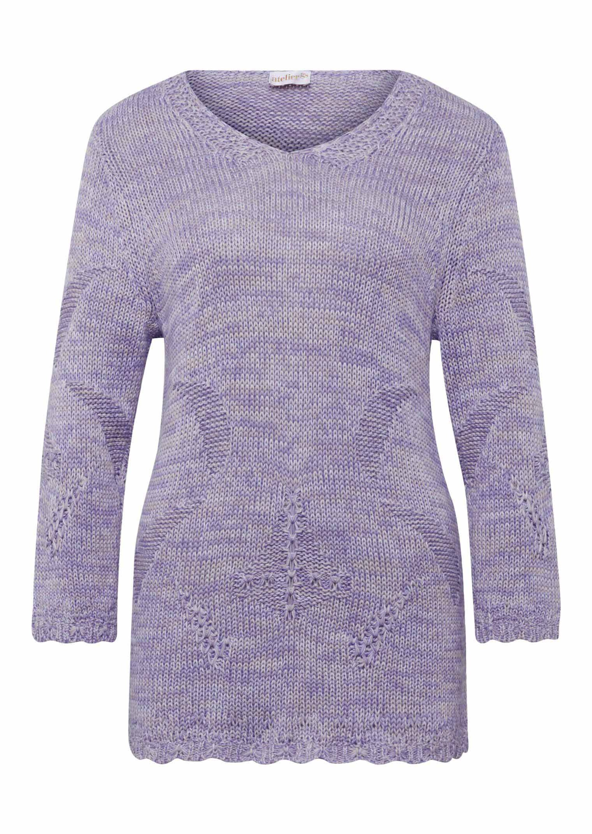 Pull fantaisie - lilas - Gr. 56 de Goldner Fashion