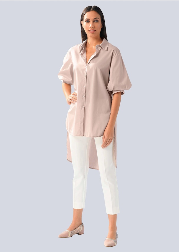 Bluse mit Hemdkragen 1