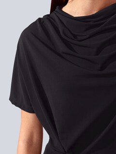 Shirt mit Wasserfall-Ausschnitt thumbnail 1