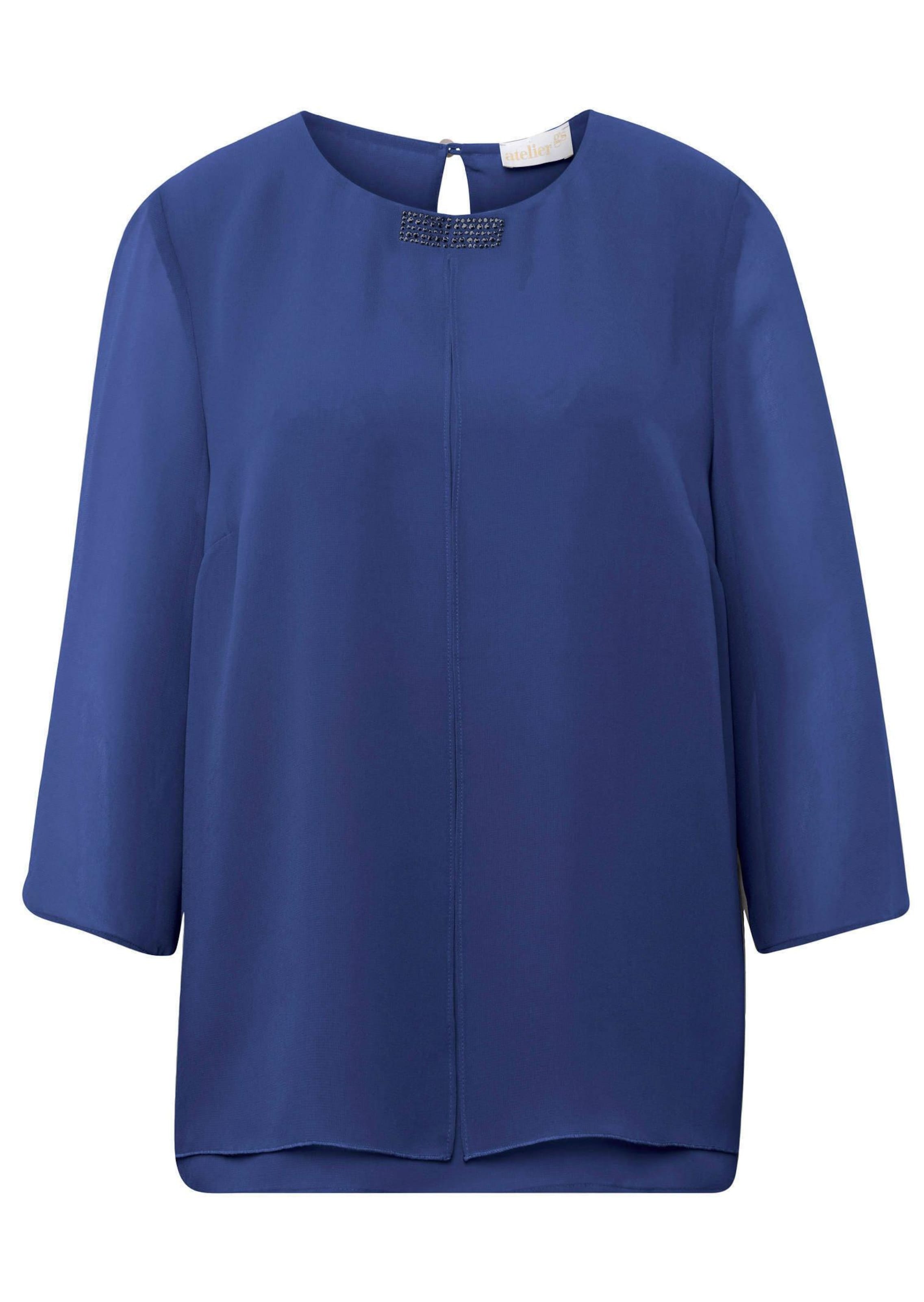 Chemisier léger avec pierres scintillantes - bleu roi - Gr. 22 de Goldner Fashion