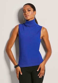 Sleeveless turtleneck jumper thumbnail 1